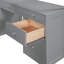 Lit mezzanine avec tablettes et bureau-608962414-608962413