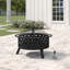 Round Steel Wood Burning Smokeless Fire Pit