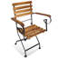 Mcdermott Folding Patio Dining Armchair with Cushion