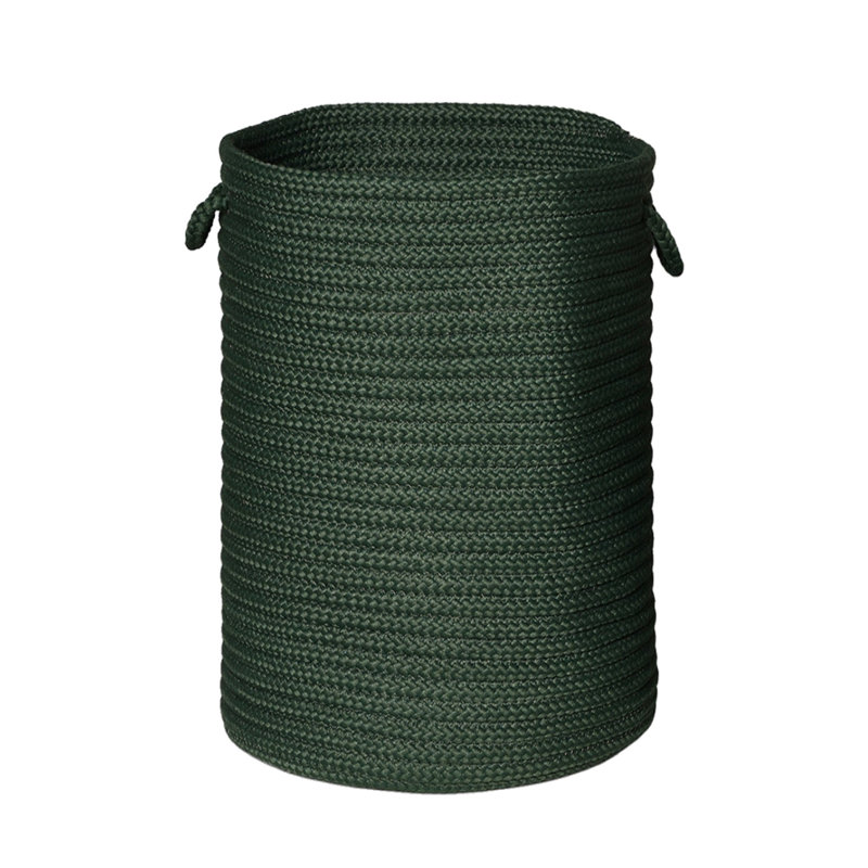 Panier à linge Manor, Grand format : H 30 po x l 18 po x P 18 po, Vert foncé
