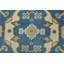 Tapis de couloir bleu nouvel âge 2 pi 9 po x 10 pi Dhamani