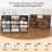 70" Bedroom Dresser With 13 Large Drawers-753079604