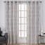 Borach Geometric Semi-Sheer Grommet Curtain Panels-31744808-31744811