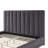 Dark Grey Queen Bed