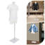 Mannequin homme avec support demi-longueur