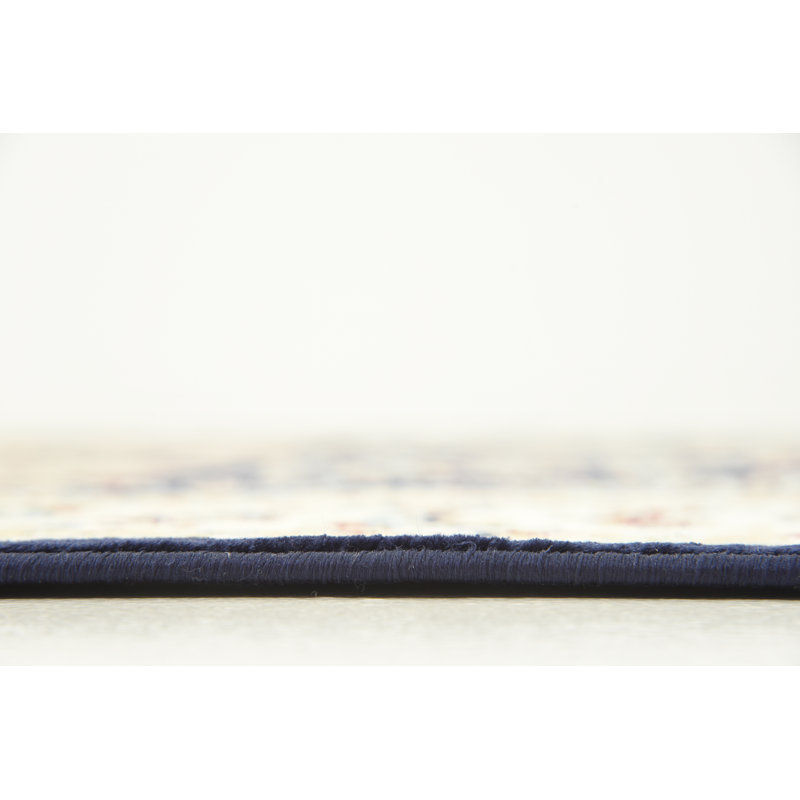 Tapis oriental bleu marine Jackson, Rond 10 pi