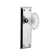New York Plate with Decorative Keyhole and Crystal Victorian Knob