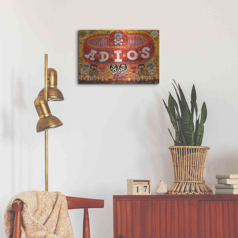«Adios Amigos» par Jorge R. Gutierrez, H 16 po x l 24 po