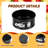 Springform Pans Mini Cheesecake, Removable Bottom Leakproof, Nonstick Spring Form Baking Easy Release Round Molds, 25 Pcs, (Black)