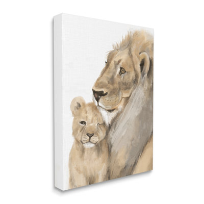 Portrait d'un lion lion et d'un safari
