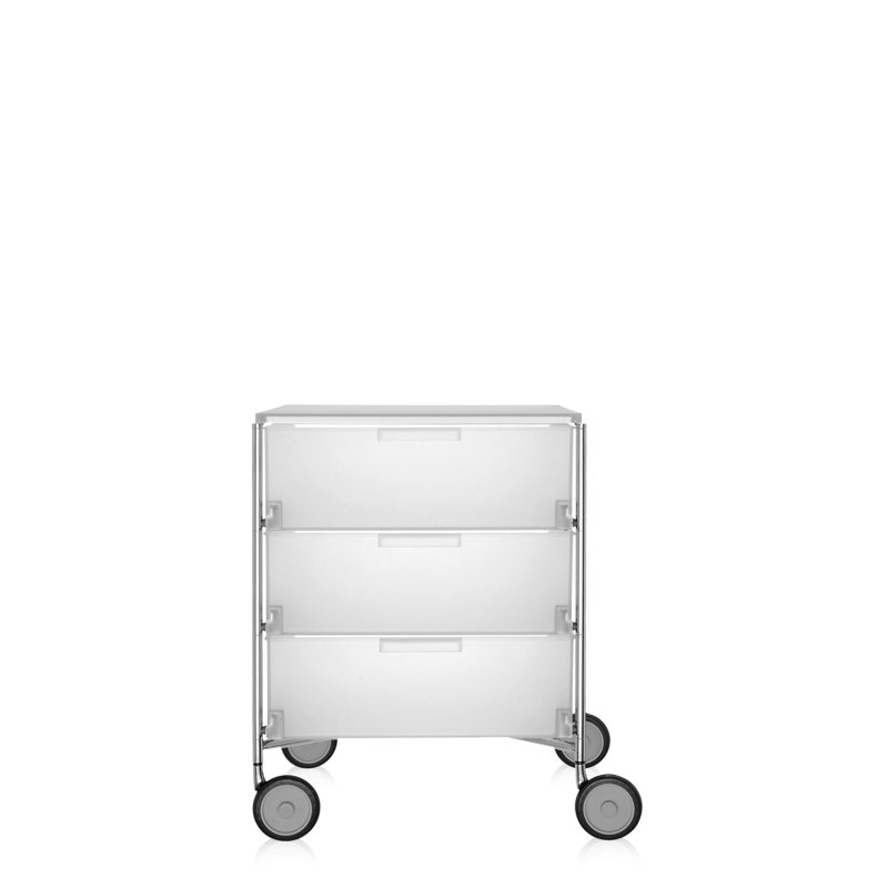 Mobil Drawer Storage, Translucent Ice, 2 Hi, Without Wheels
