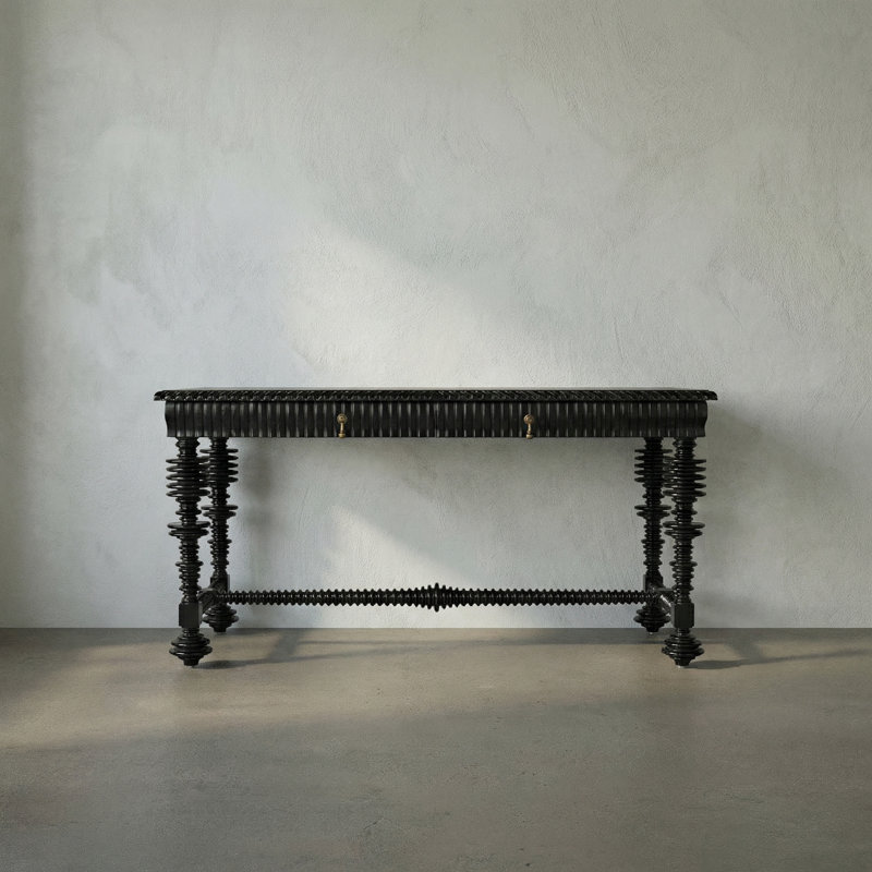 Bureau portugais, Arrière frotté à la main