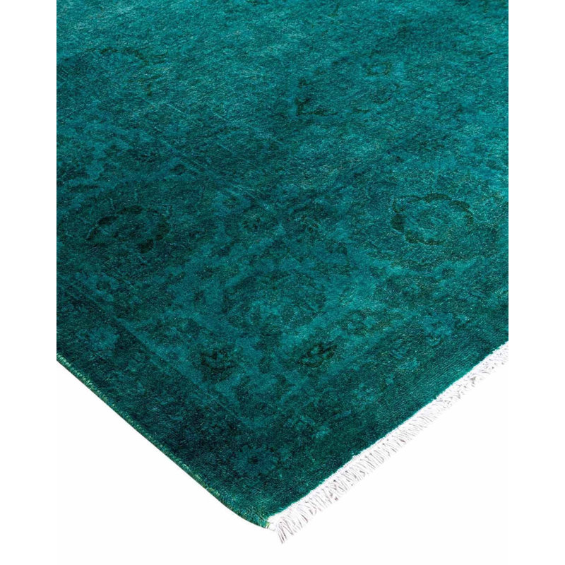 Overyed One-of-a-Kind Rectangle 6' X 6'2" Hand Knotted Area Rug