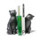 Serre-livres antidérapants modernes et contemporains sculptés en forme de chats en résine Mears