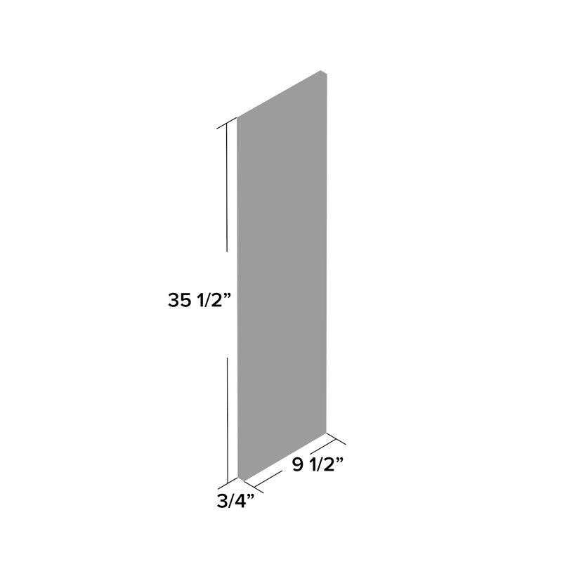 Chagford Flat Wall Mirror, 35.5" H x 9.5" W