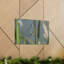 Couple de libellules sur une plante, reproduction d'art mural-962706162
