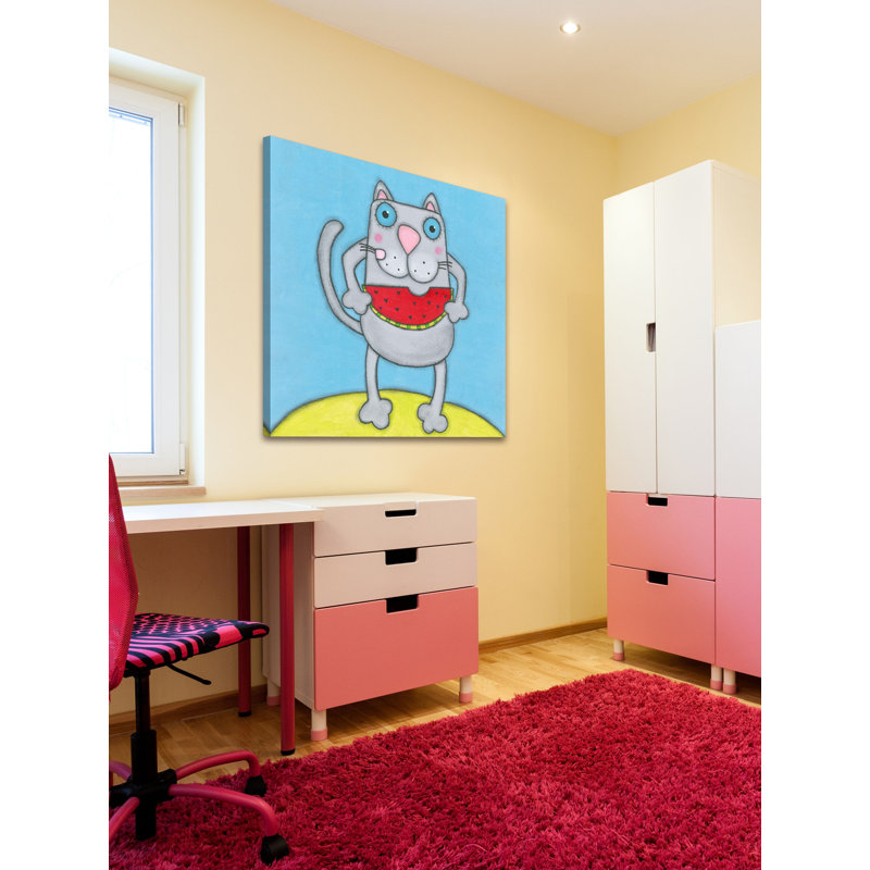 «With Watermelon», reproduction sur toile tendue, H 48 po x l 48 po x P 1,5 po
