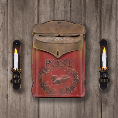 Red & Rust Post Box