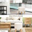 Upholstered Linen Footstool