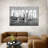 Monochromatic Chicago Canvas Print-1038100849