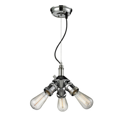 Lustre sphérique à 3 lumières
