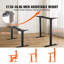 Cadre de bureau debout double moteur VEVOR-99965541