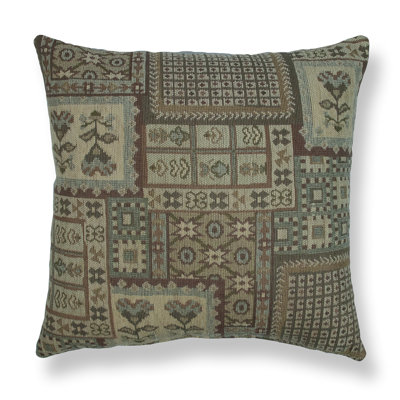 Patchwork Reversible Throw Pillow