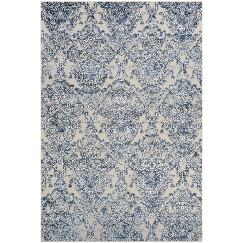 Buehler Floral Indoor Rug, Rectangle 5'3" x 7'6"