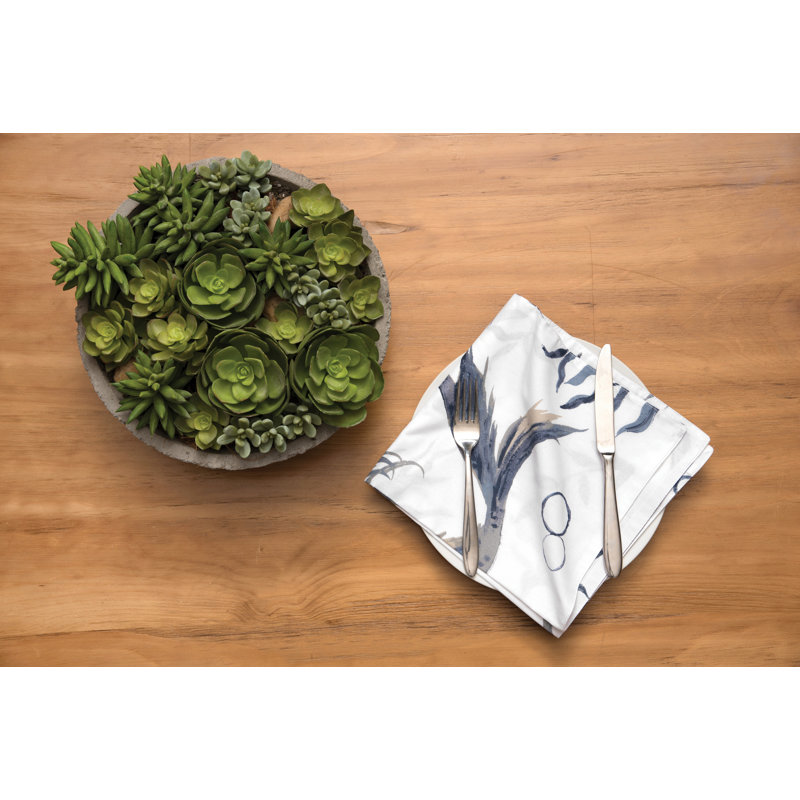 Mokszycki 100% Cotton Nautical Square Napkin