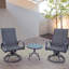 Table d'appoint en aluminium Abbie-Lea