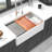 Farmhouse Sink Workstation - 33 Inch  Ceramic Double Bowl Farm Kitchen Sink