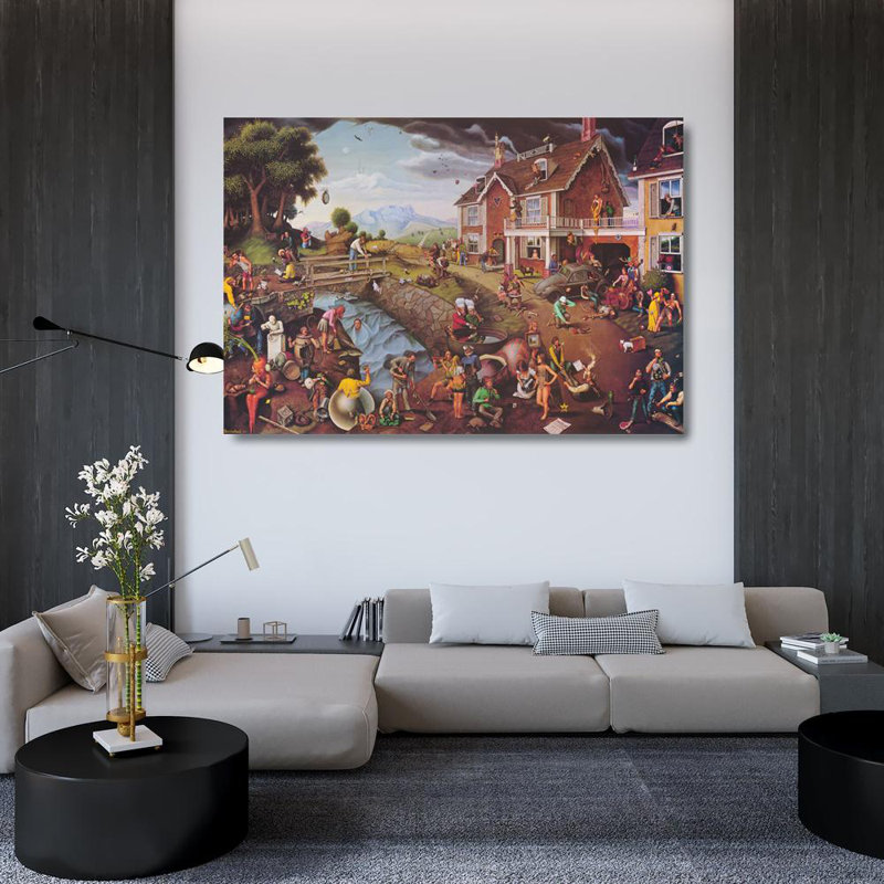 Proverbidioms, 33" H x 48" W