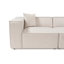 Élégant canapé 3 places, brun clair, 119,3 po x 42,5 po x 25,6 po | Structure 100% charme, 100% tissu de lin, 32 mousses en mousse pour plus de confort | Comprend 2 coussins décoratifs, pieds élégants en plastique | Parfait pour le salon et le salon-1800081015