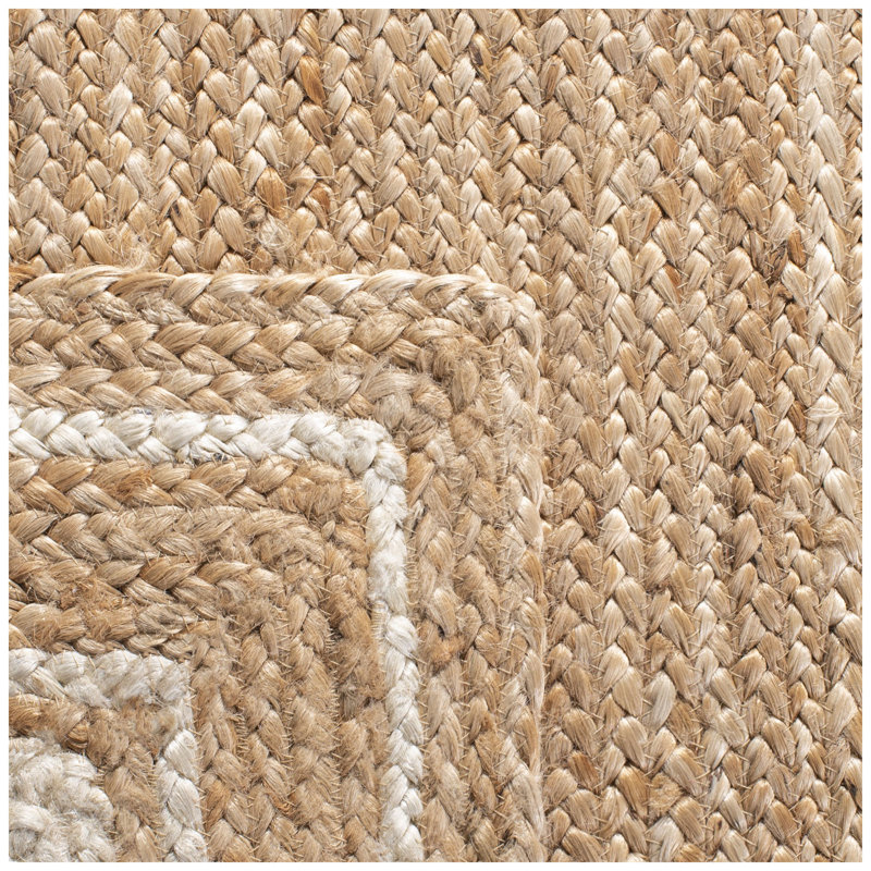 Tapis en jute tissé à la main Weintraub, Rectangle 4 pi x 6 pi