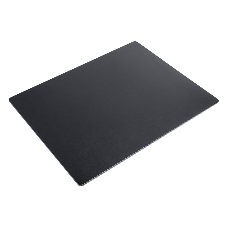 Tapis de bureau sans rail Bramfield, Noir