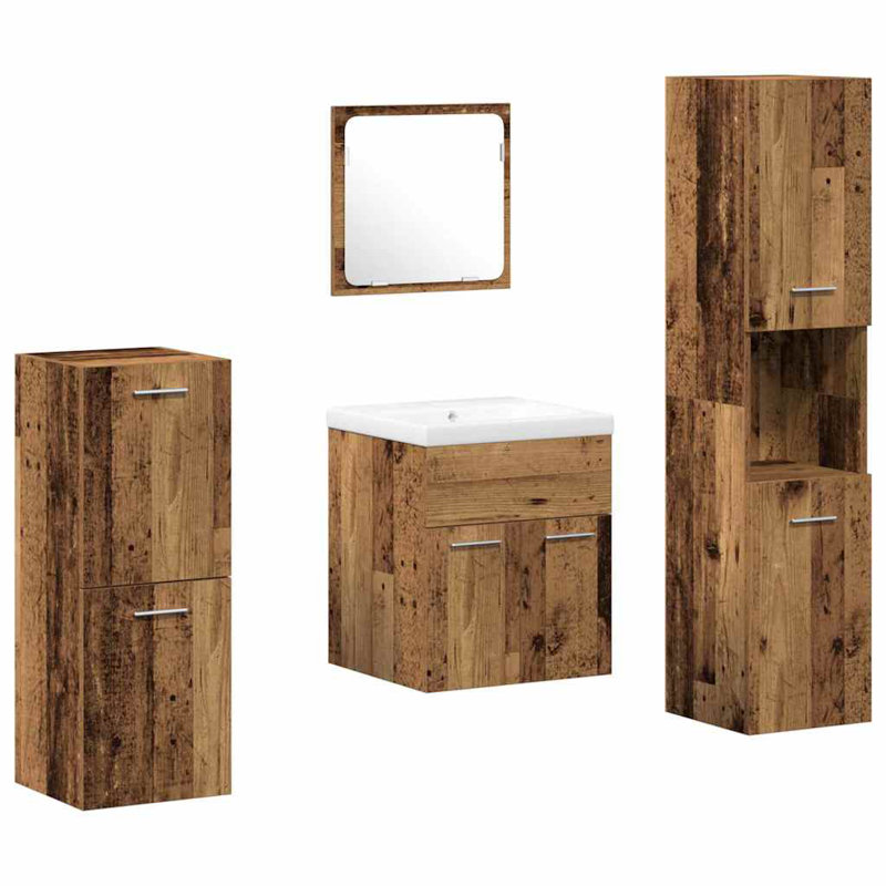Vanity & Mirror Set