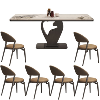 Ensembles de table de salle à manger de style luxueux et léger