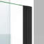 DreamLine Elegance-LS 31 - l 33 po x H 72 po Porte de douche pivotante sans cadre en noir mat-122531118-121723724