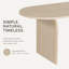 Ensemble de salle à manger moderne de 6 pièces avec table ovale, banc et chaises, pour salle à manger-1086128639-1086128638