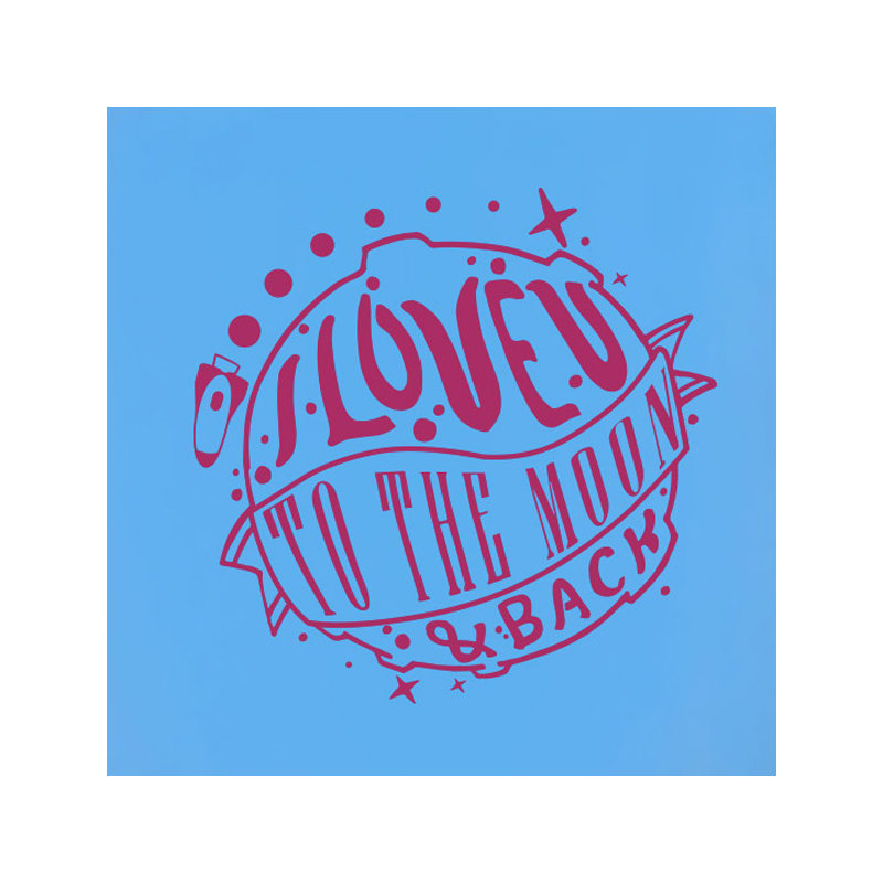 Non-Wall Damaging Wall Decal, Violet