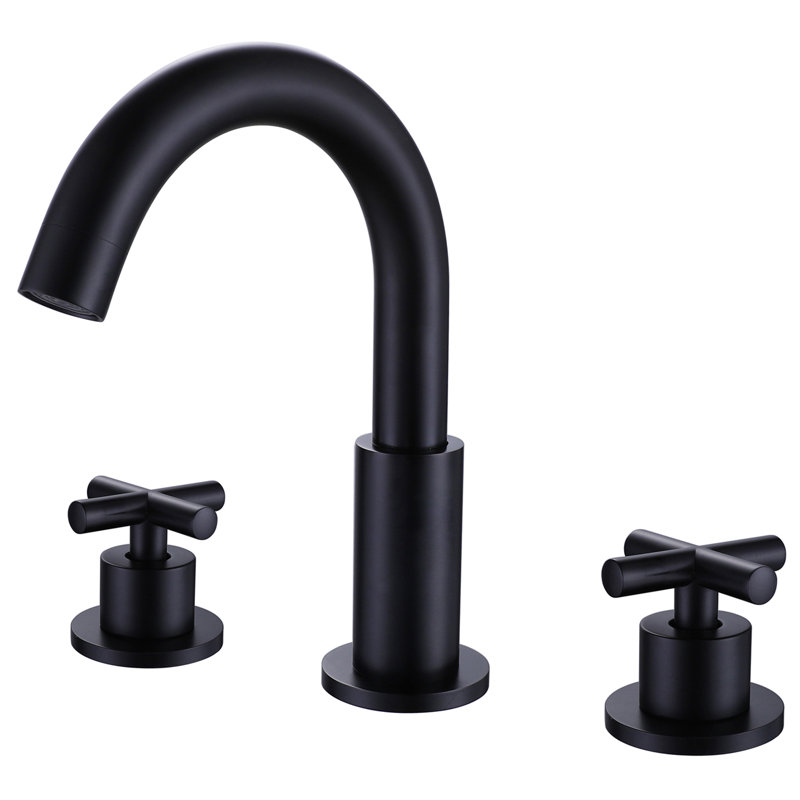 2-handle Bathroom Faucet, Matte Black