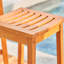Tabouret de salle à manger en bois Honey Eucalyptus