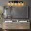 Applique murale rustique à 5 lumières pour salle de bain de style champêtre-1286908208