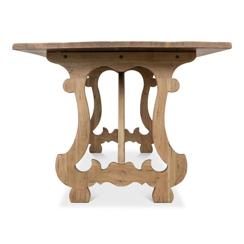 Calambac Walnut Wood Dining Table, Driftwood