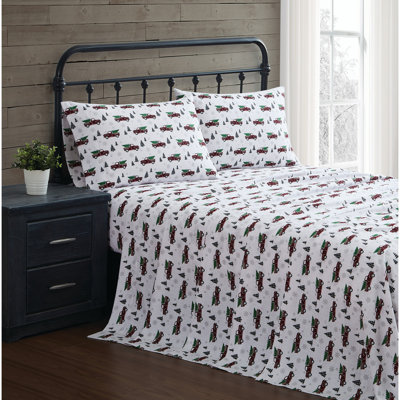 Holiday Novelty 100% Cotton Standard Sheet Set