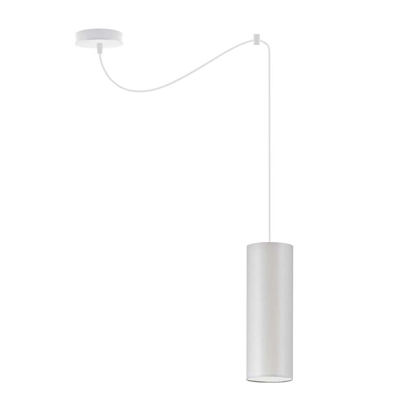 Konigstein 1 - Light Single;Cylinder Pendant, Steel Grey, White