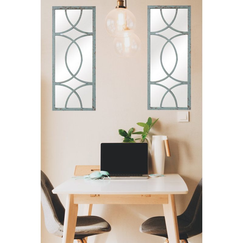 Lennert Wood Flat Wall Mirror
