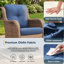 Swivel and sliding wicker patio chairs-2117509930-2119223130