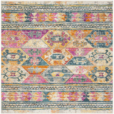 Tapis rose Felty Ikat