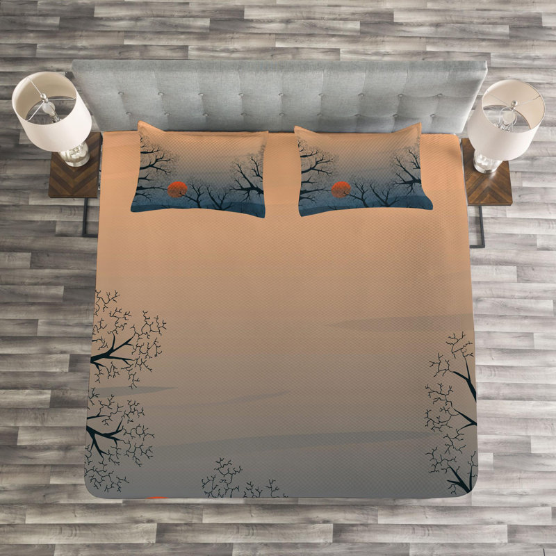 Nature Rustic Polyester Coverlet, King Coverlet + 2 Shams